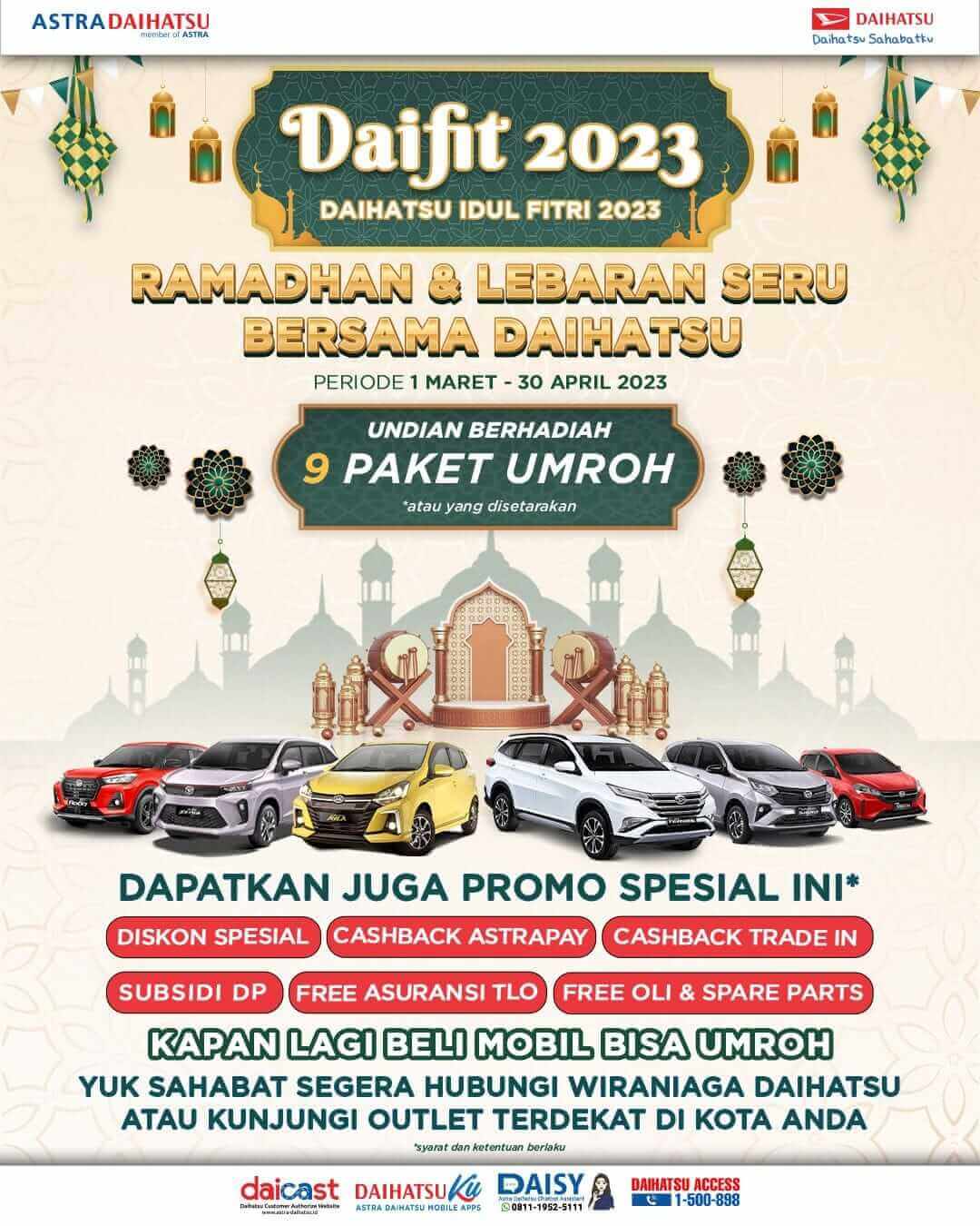 Spesial Promo Daifit 2023 Berlimpah Promo Di Dealer Daihatsu Solo